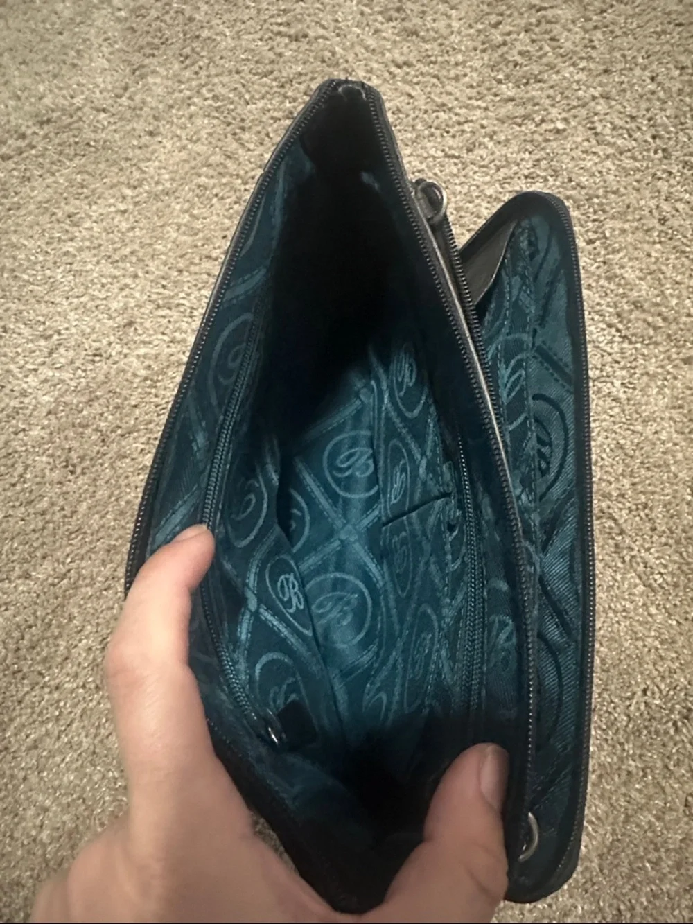 VTG Brighton Leather Clutch